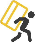 Силует человека с кредитной картой